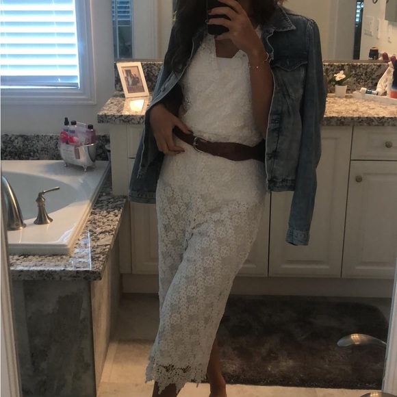 Francesca’s Bridal Lace Jumpsuit - Picture 6 of 6